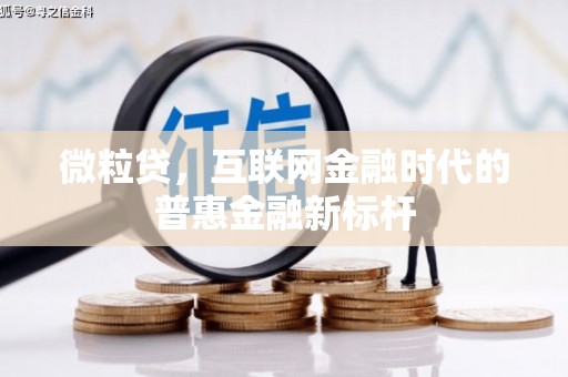 澎湖微粒贷，互联网金融时代的普惠金融新标杆