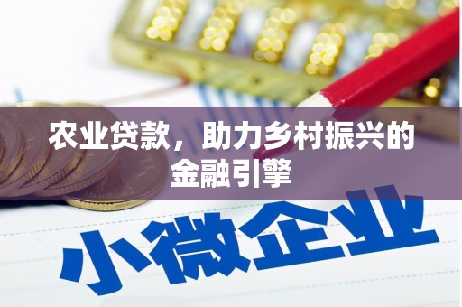 澎湖农业贷款，助力乡村振兴的金融引擎