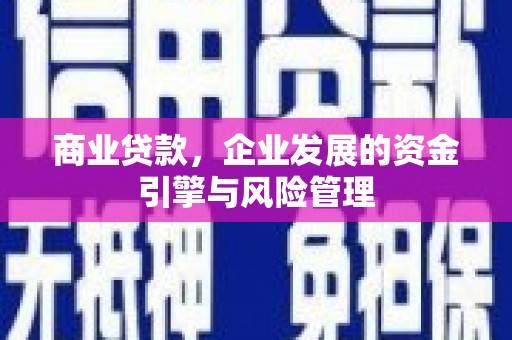 澎湖商业贷款，企业发展的资金引擎与风险管理