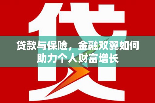 澎湖贷款与保险，金融双翼如何助力个人财富增长