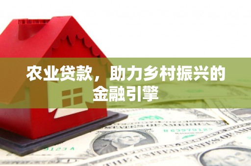 澎湖农业贷款，助力乡村振兴的金融引擎