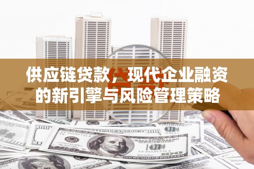 澎湖供应链贷款，现代企业融资的新引擎与风险管理策略