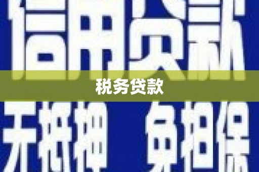 澎湖税务贷款
