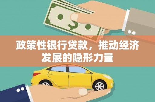 澎湖政策性银行贷款，推动经济发展的隐形力量