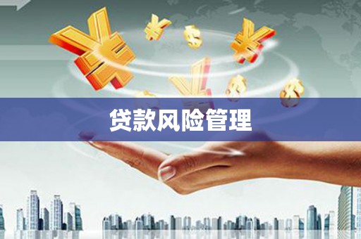 澎湖贷款风险管理
