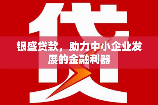 澎湖银盛贷款，助力中小企业发展的金融利器