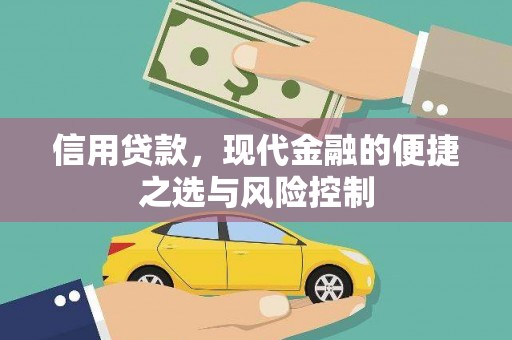 澎湖信用贷款，现代金融的便捷之选与风险控制