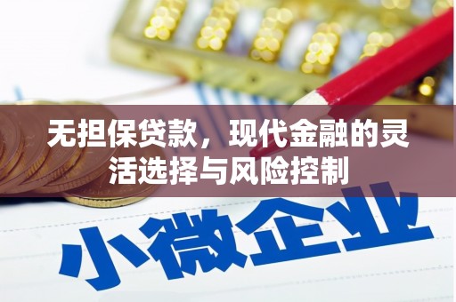 澎湖无担保贷款，现代金融的灵活选择与风险控制