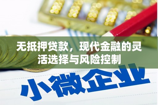 澎湖无抵押贷款，现代金融的灵活选择与风险控制