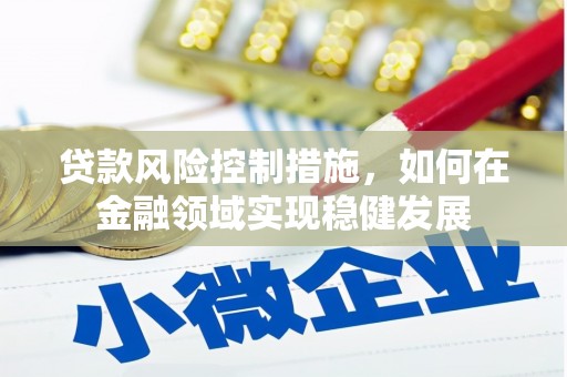 澎湖贷款风险控制措施，如何在金融领域实现稳健发展