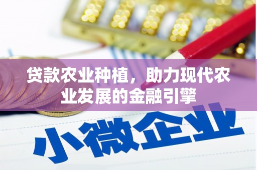 澎湖贷款农业种植，助力现代农业发展的金融引擎