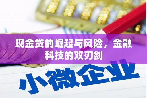 澎湖现金贷的崛起与风险，金融科技的双刃剑