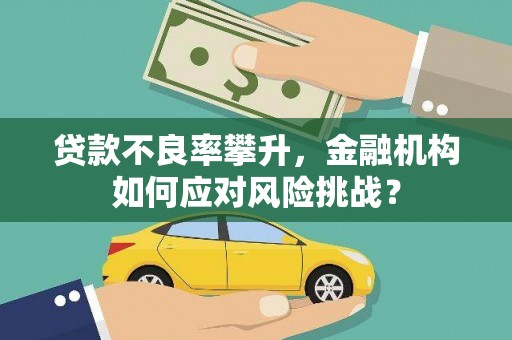 澎湖贷款不良率攀升，金融机构如何应对风险挑战？