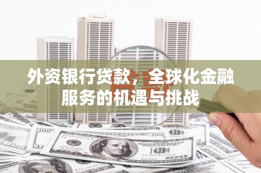 澎湖外资银行贷款，全球化金融服务的机遇与挑战