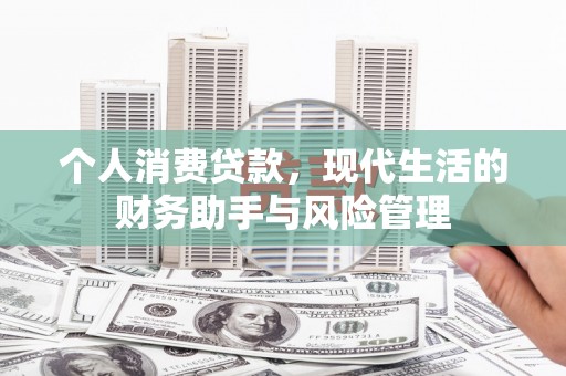 澎湖个人消费贷款，现代生活的财务助手与风险管理