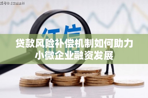 澎湖贷款风险补偿机制如何助力小微企业融资发展
