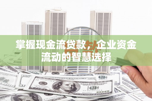 澎湖掌握现金流贷款，企业资金流动的智慧选择