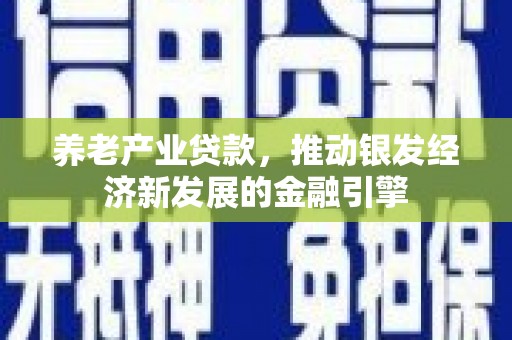 澎湖养老产业贷款，推动银发经济新发展的金融引擎