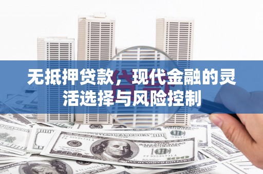 澎湖无抵押贷款，现代金融的灵活选择与风险控制