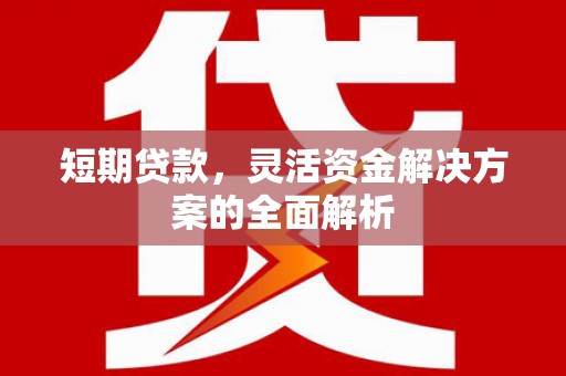 澎湖短期贷款，灵活资金解决方案的全面解析