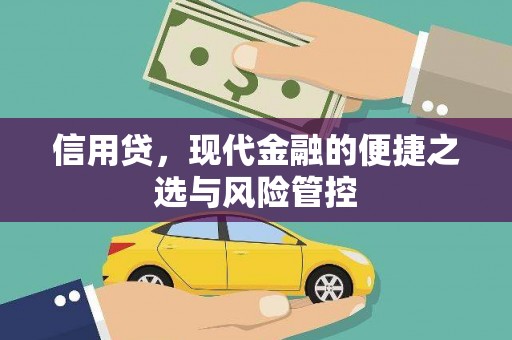 澎湖信用贷，现代金融的便捷之选与风险管控