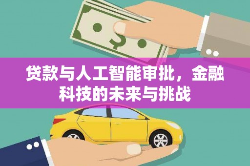 澎湖贷款与人工智能审批，金融科技的未来与挑战