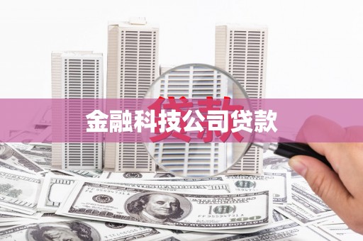 澎湖金融科技公司贷款