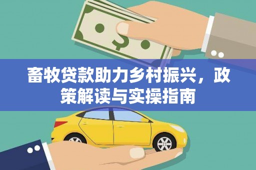 澎湖畜牧贷款助力乡村振兴，政策解读与实操指南