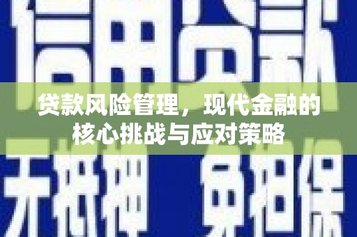澎湖贷款风险管理，现代金融的核心挑战与应对策略