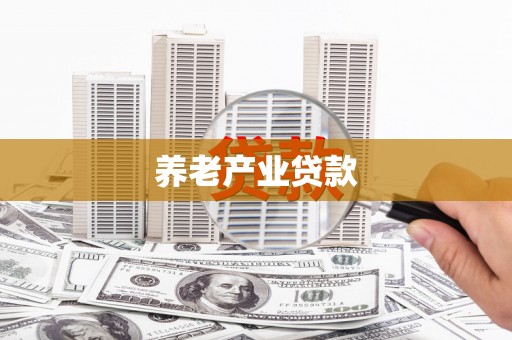 澎湖养老产业贷款