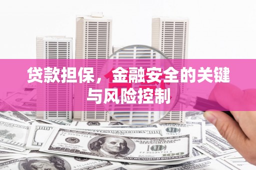 澎湖贷款担保，金融安全的关键与风险控制