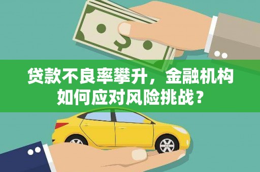 澎湖贷款不良率攀升，金融机构如何应对风险挑战？
