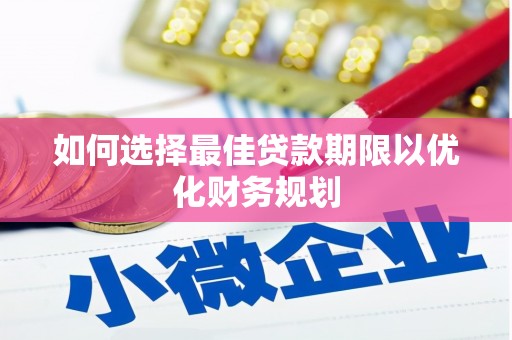 澎湖如何选择最佳贷款期限以优化财务规划