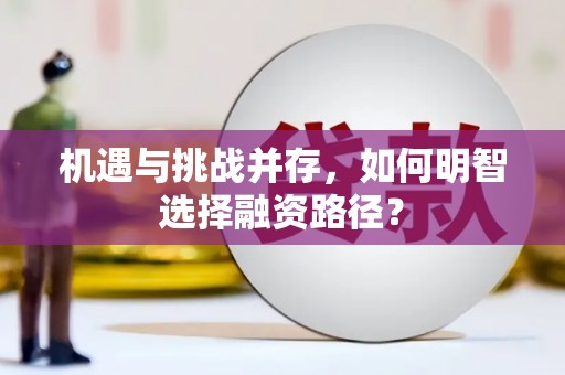 澎湖机遇与挑战并存，如何明智选择融资路径？