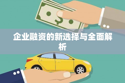 澎湖企业融资的新选择与全面解析