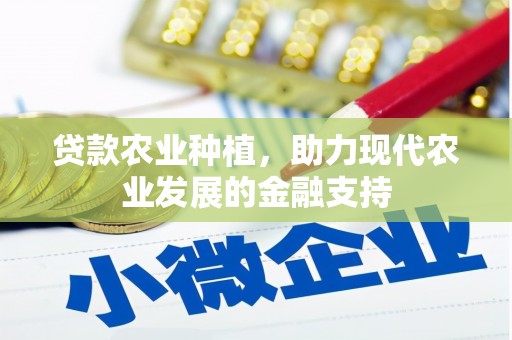 澎湖贷款农业种植，助力现代农业发展的金融支持